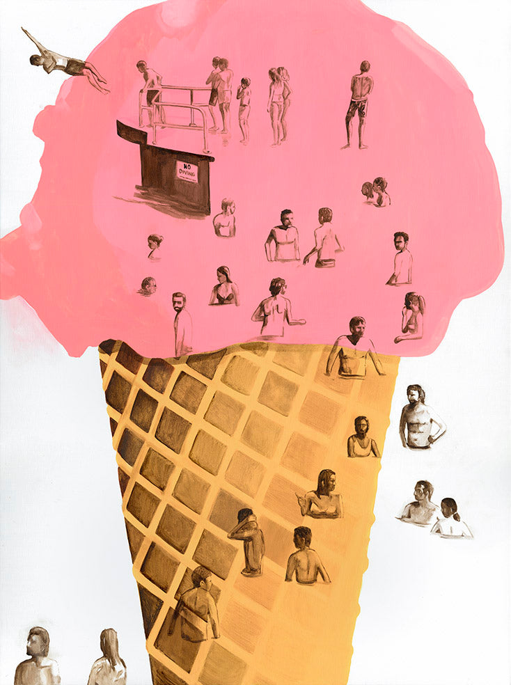 Heatwave No Diving — Limited Edition Print