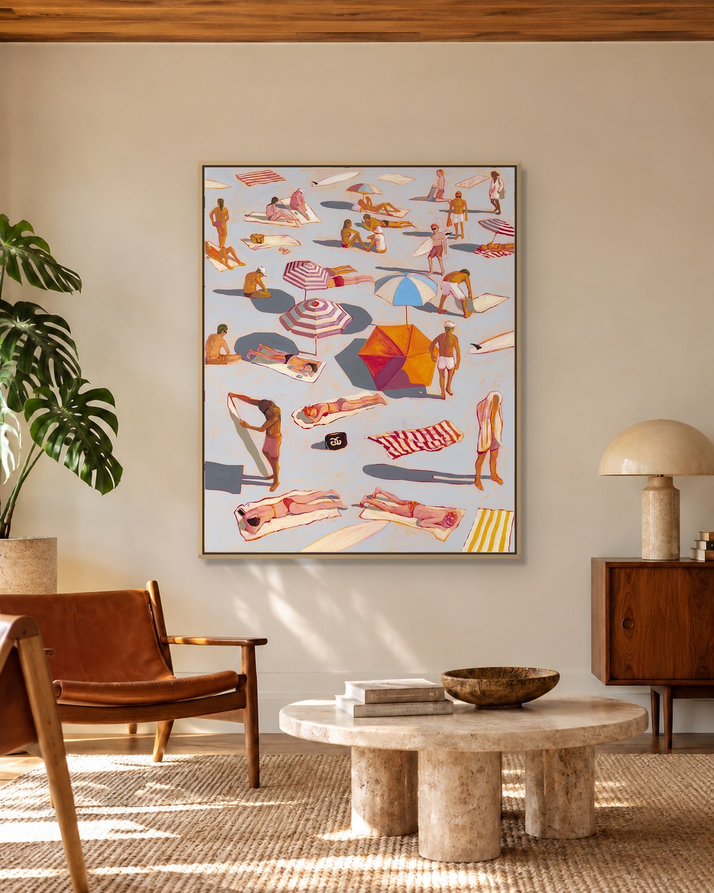Heatwave (Gold Coast) shown framed in a room