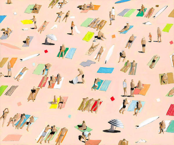 Golden Summer (Pink Sand) limited edition print by Mitchell English