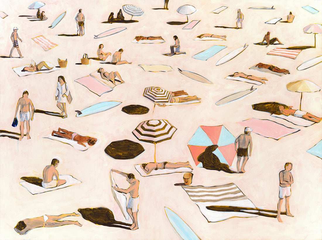 Heatwave Blue Flippers — Limited Edition Print