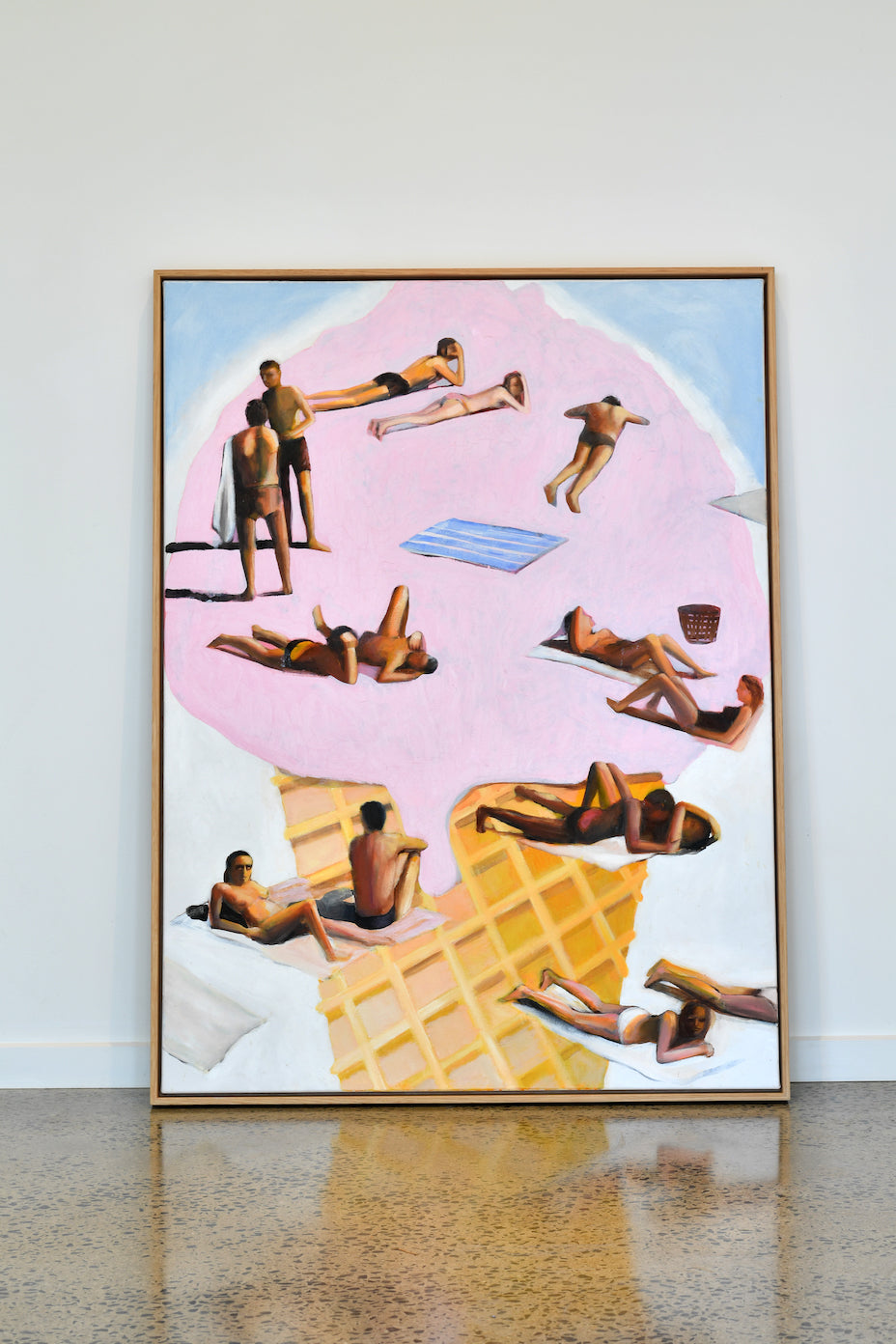 Palm Beach Gelato shown framed in a room