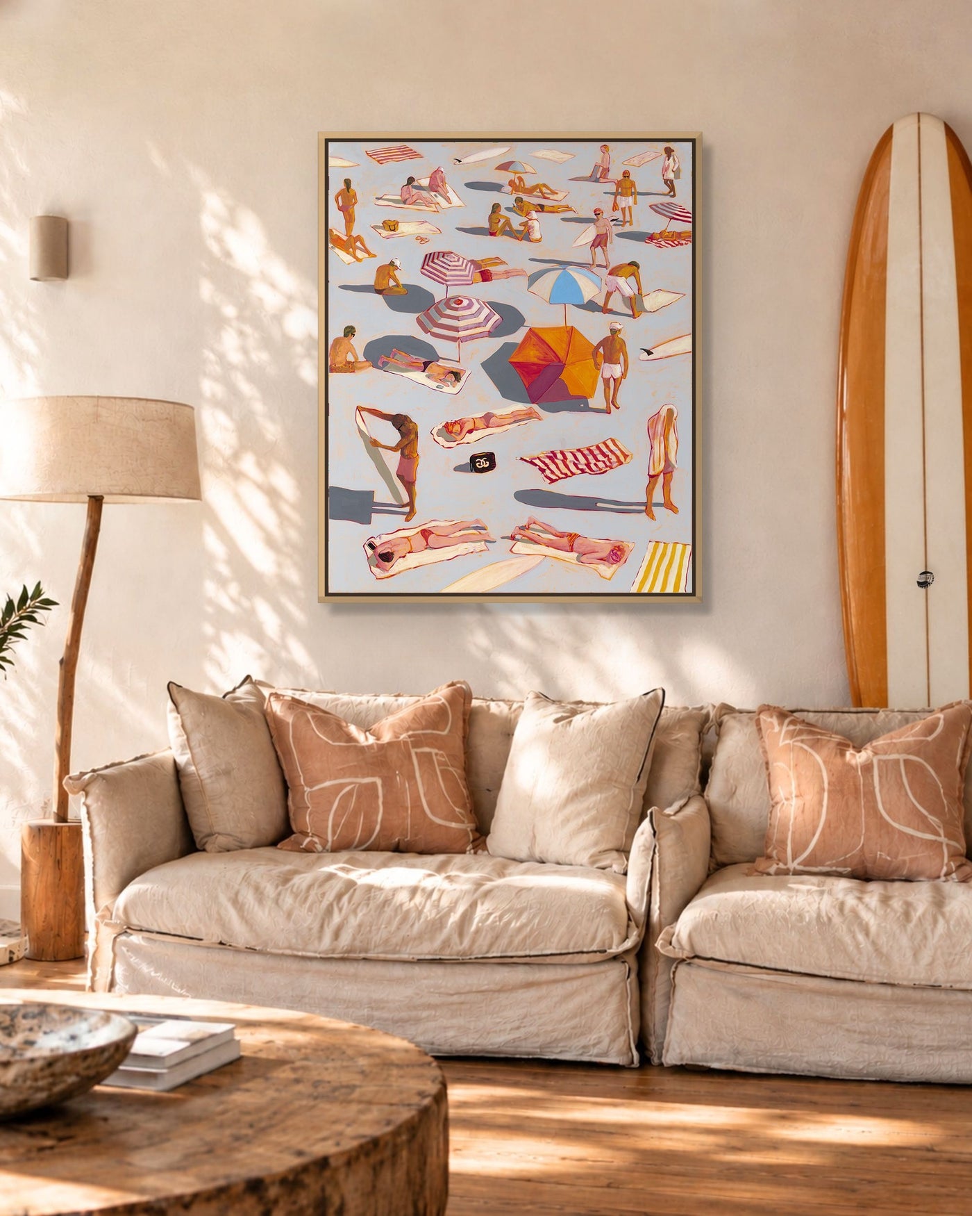 Heatwave (Gold Coast) shown framed in a room