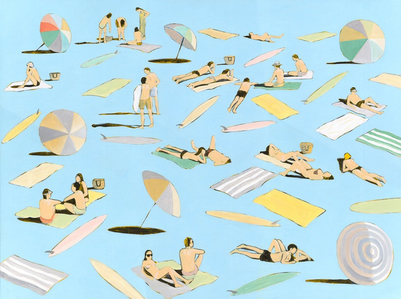 'Heatwave in Sky Blue', limited-edition fine art print by Mitchell English