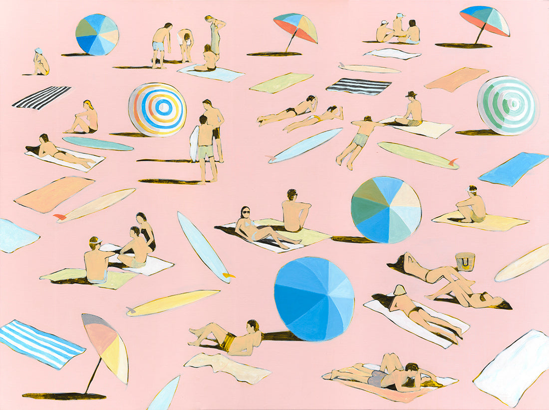 'Heatwave in Soft Pink', limited-edition fine art print by Mitchell English